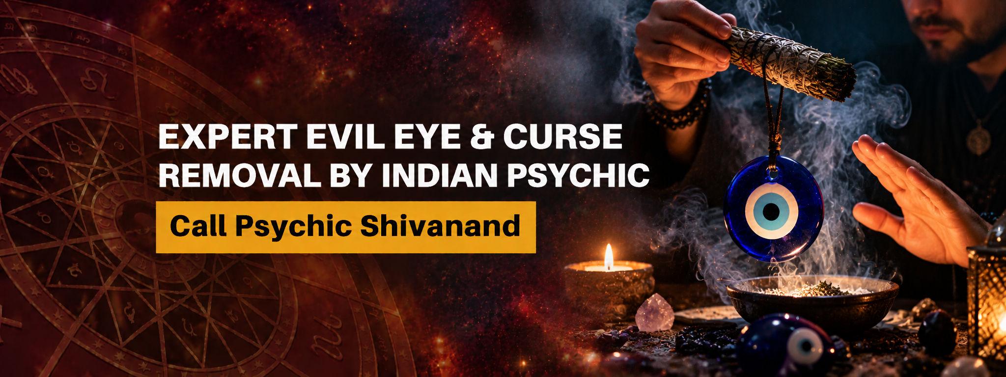 Evil Eye & Curse Removal — Psychic Shivanand