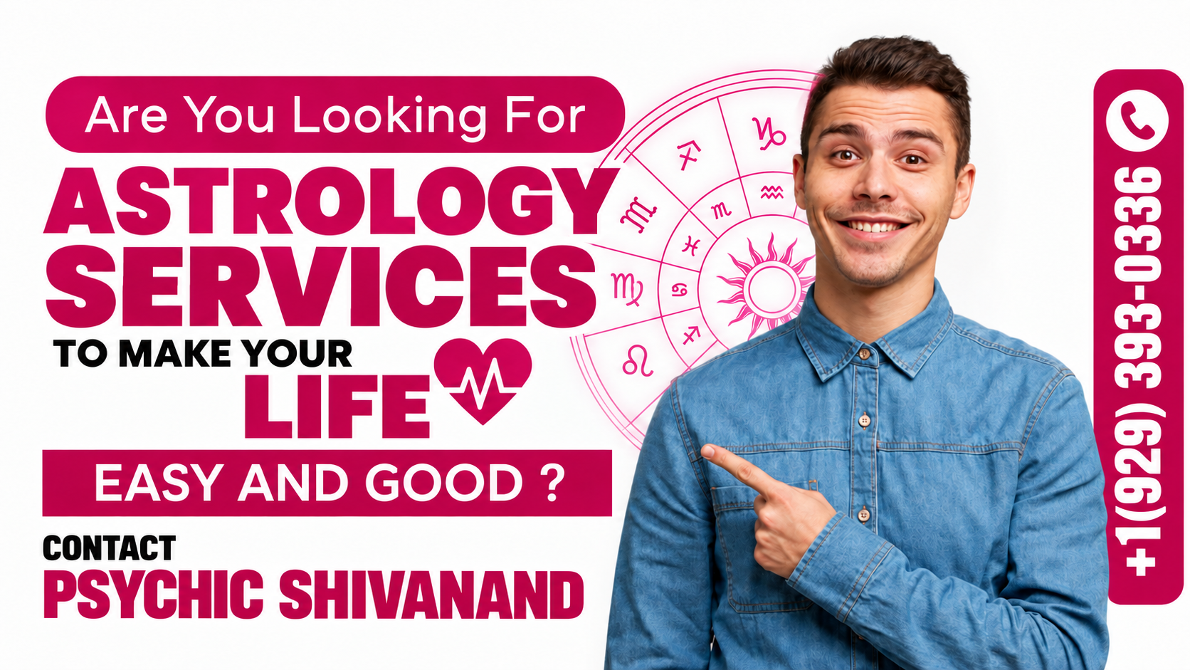 Astrology Services — Contact Psychic Shivanand, Call +1 (929) 393-0336